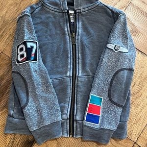 BUTTER Super soft kids zip up “vintage” hoodie